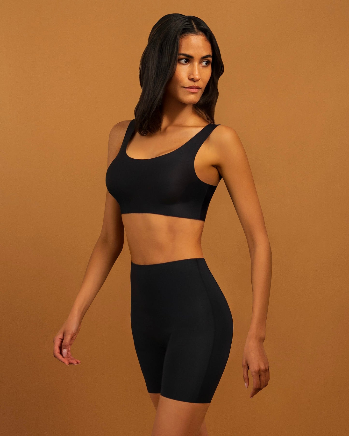 LAYER ZERO SEAMLESS WIRELESS NYLON FULL COVERAGE BRA