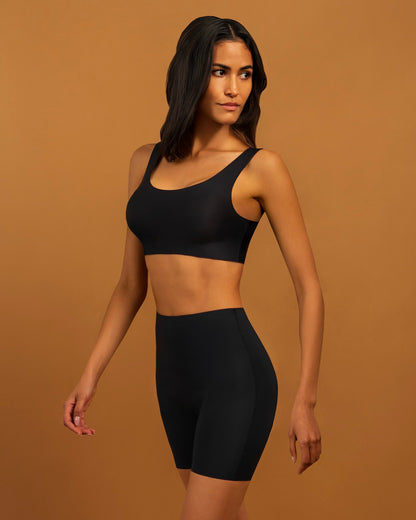 LAYER ZERO SEAMLESS WIRELESS NYLON FULL COVERAGE BRA
