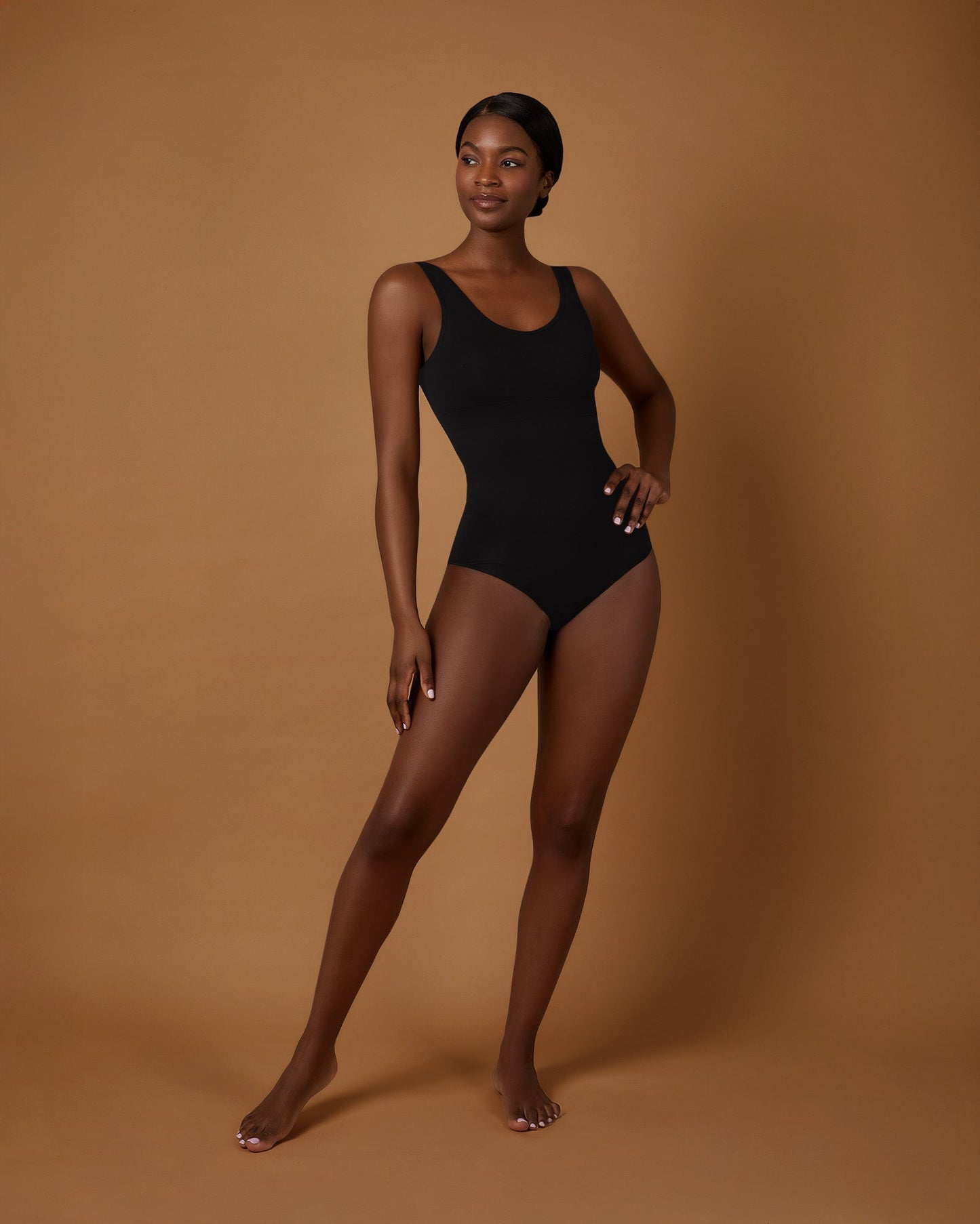 LAYER ZERO SEAMLESS SHAPING NYLON BODYSUIT