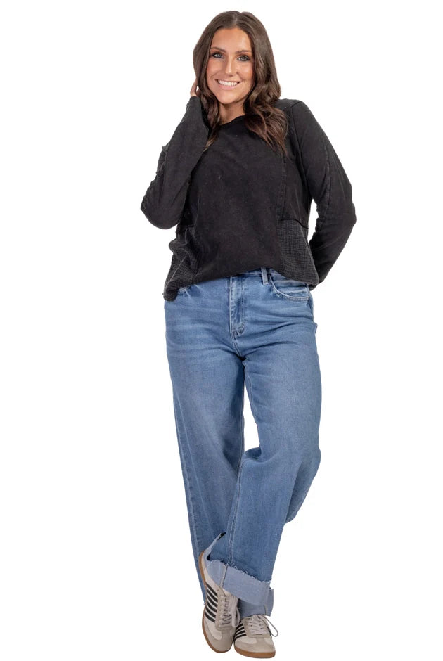 Women's Modern Long Sleeve Top