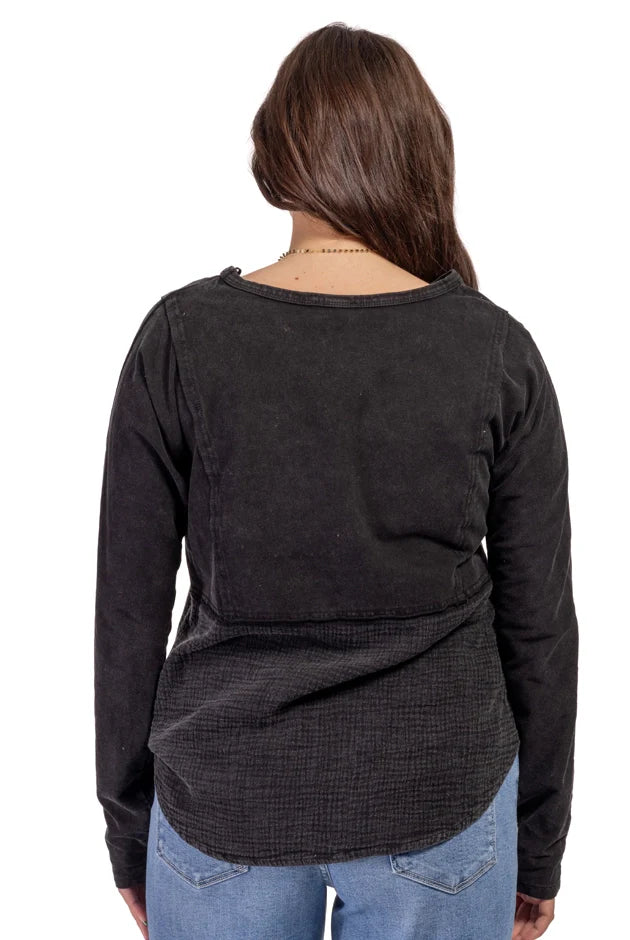 Women's Modern Long Sleeve Top