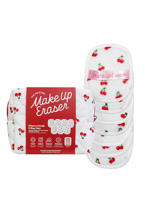 Cherry Crush 7-Day Makeup Eraser & Makeup Bag