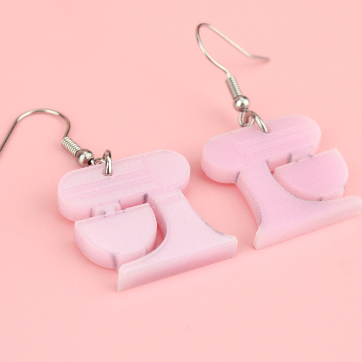 Pink Stand Mixer Earrings