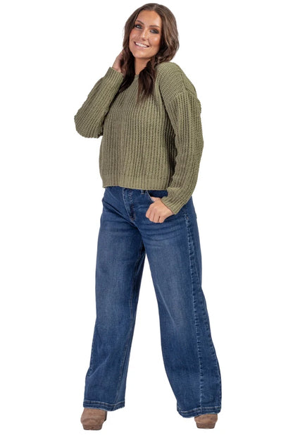 Women's Oversized Chenille Pullover Sweater