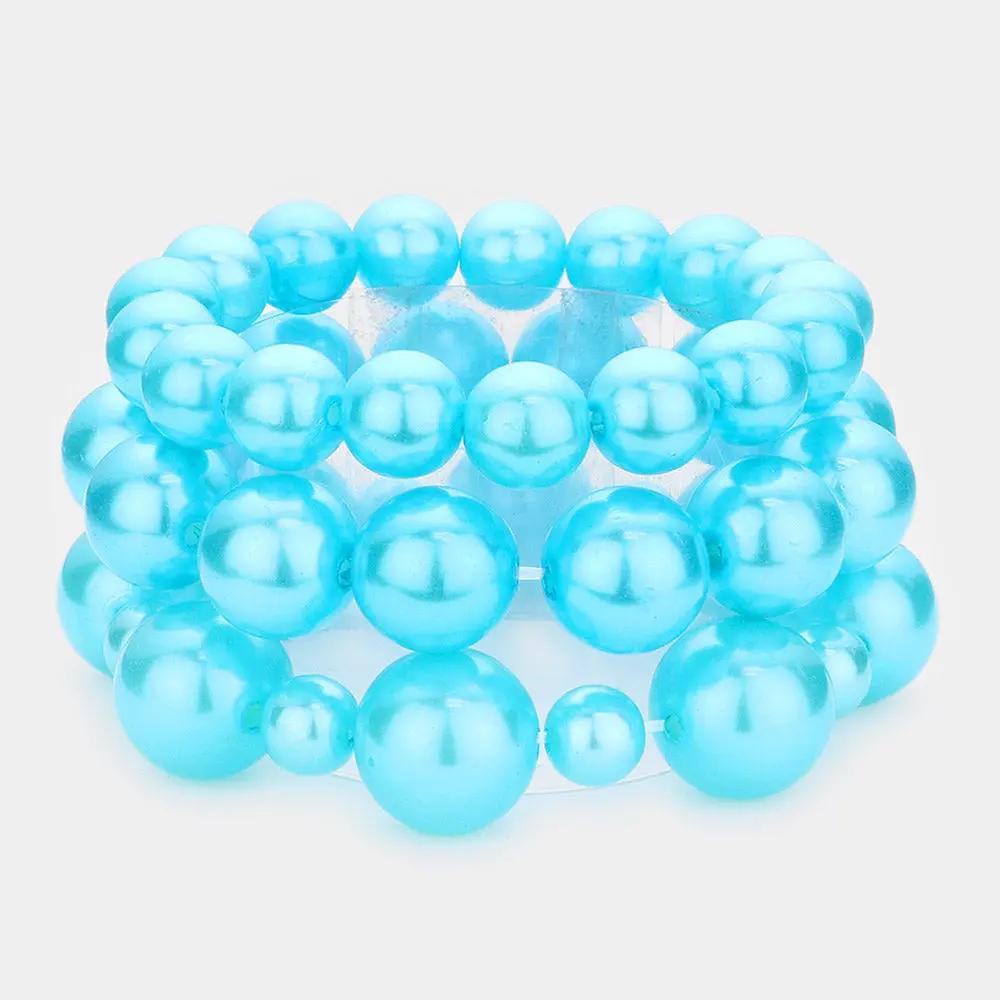 AQUA STACKABLE BRACELET