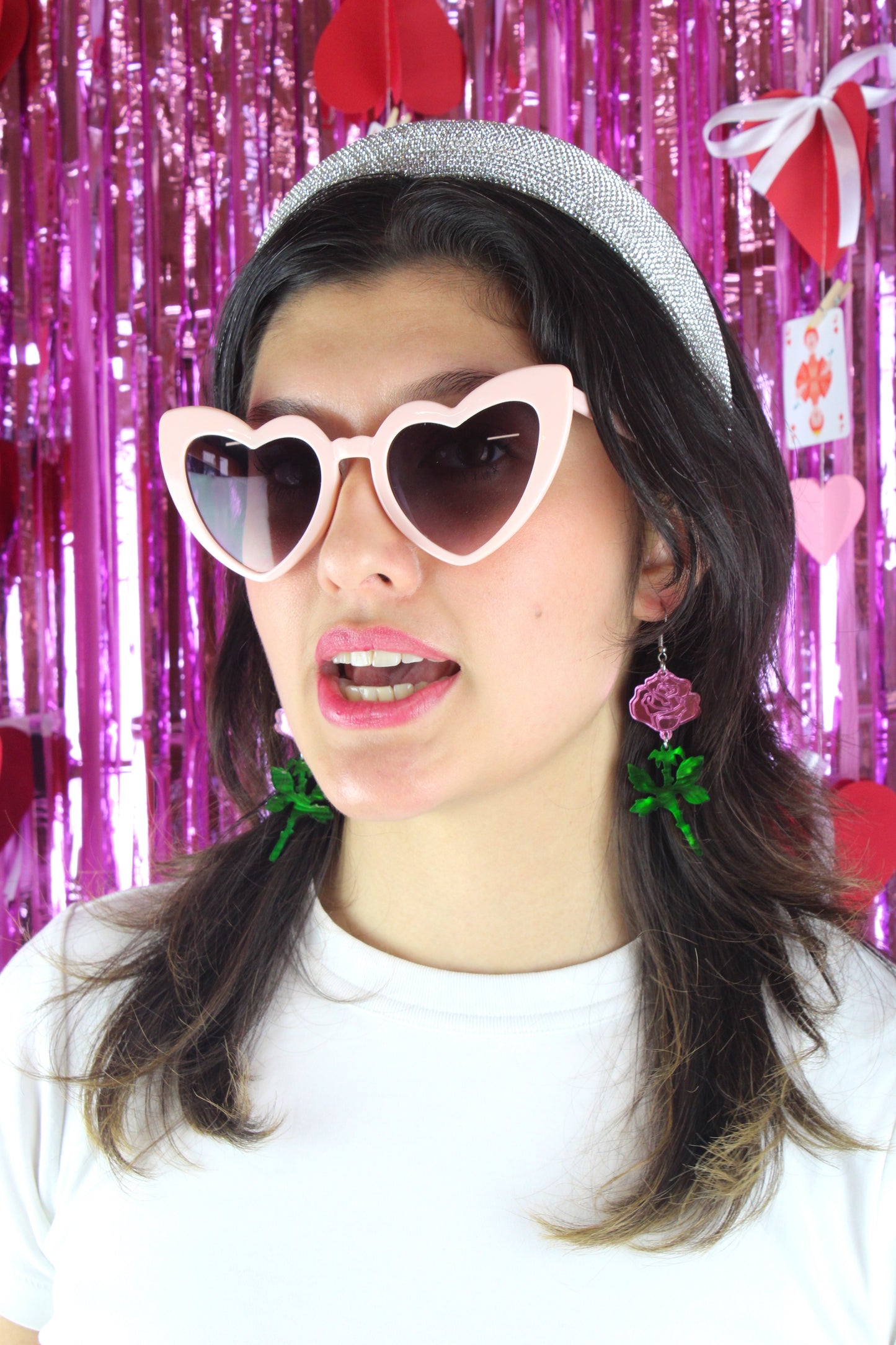 Pink Thorny for You Earrings