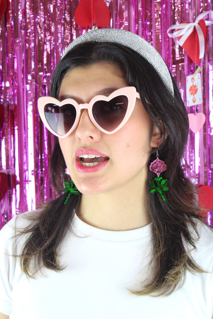 Pink Thorny for You Earrings