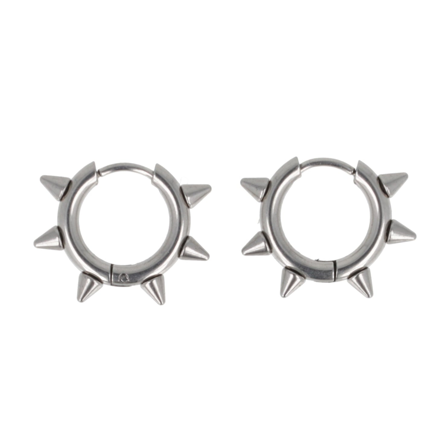 Punk-fection Spike Huggie Hoop Earrings