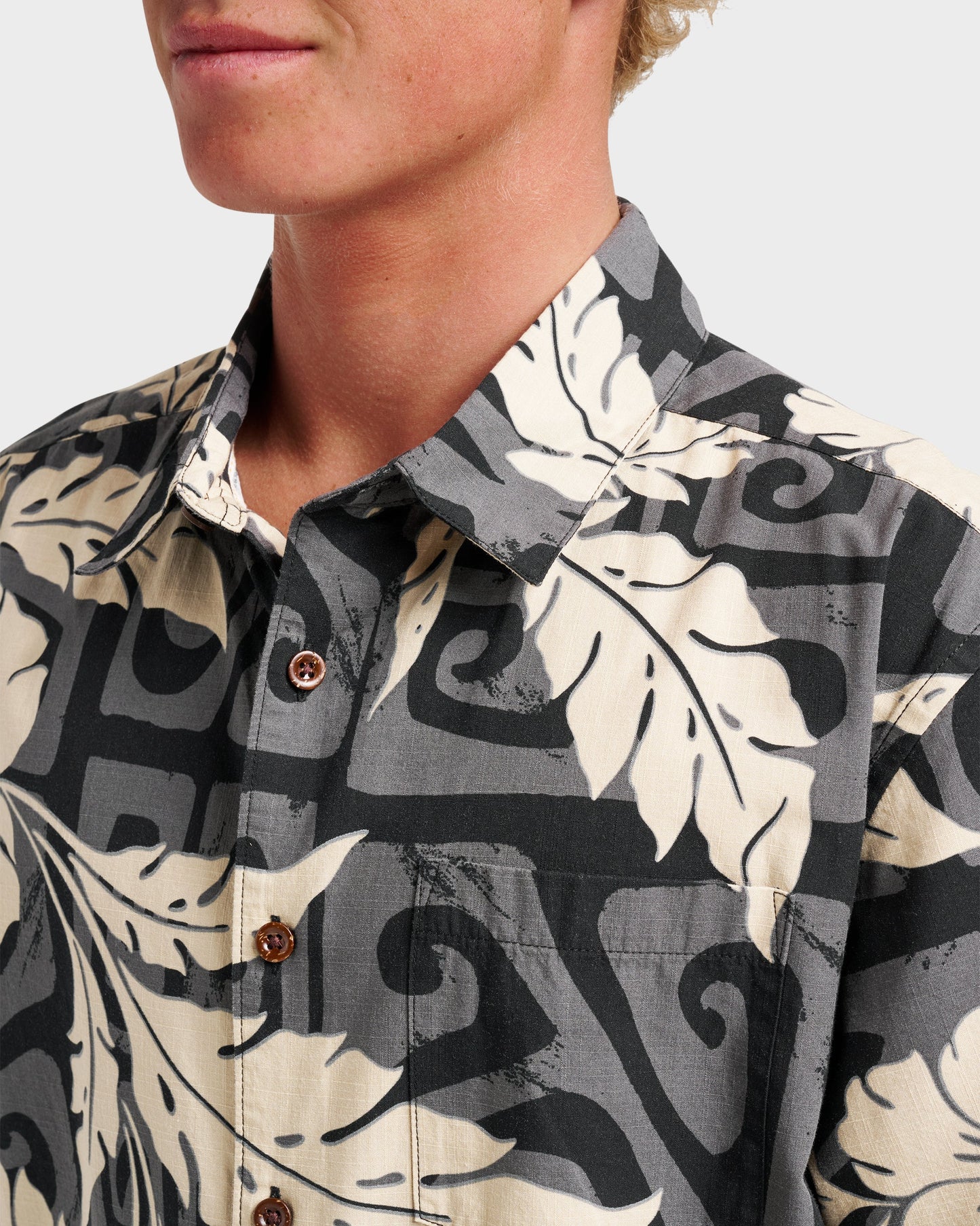 Waterman Beach Shack Shirt - Black
