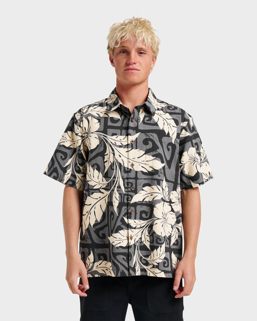 Waterman Beach Shack Shirt - Black