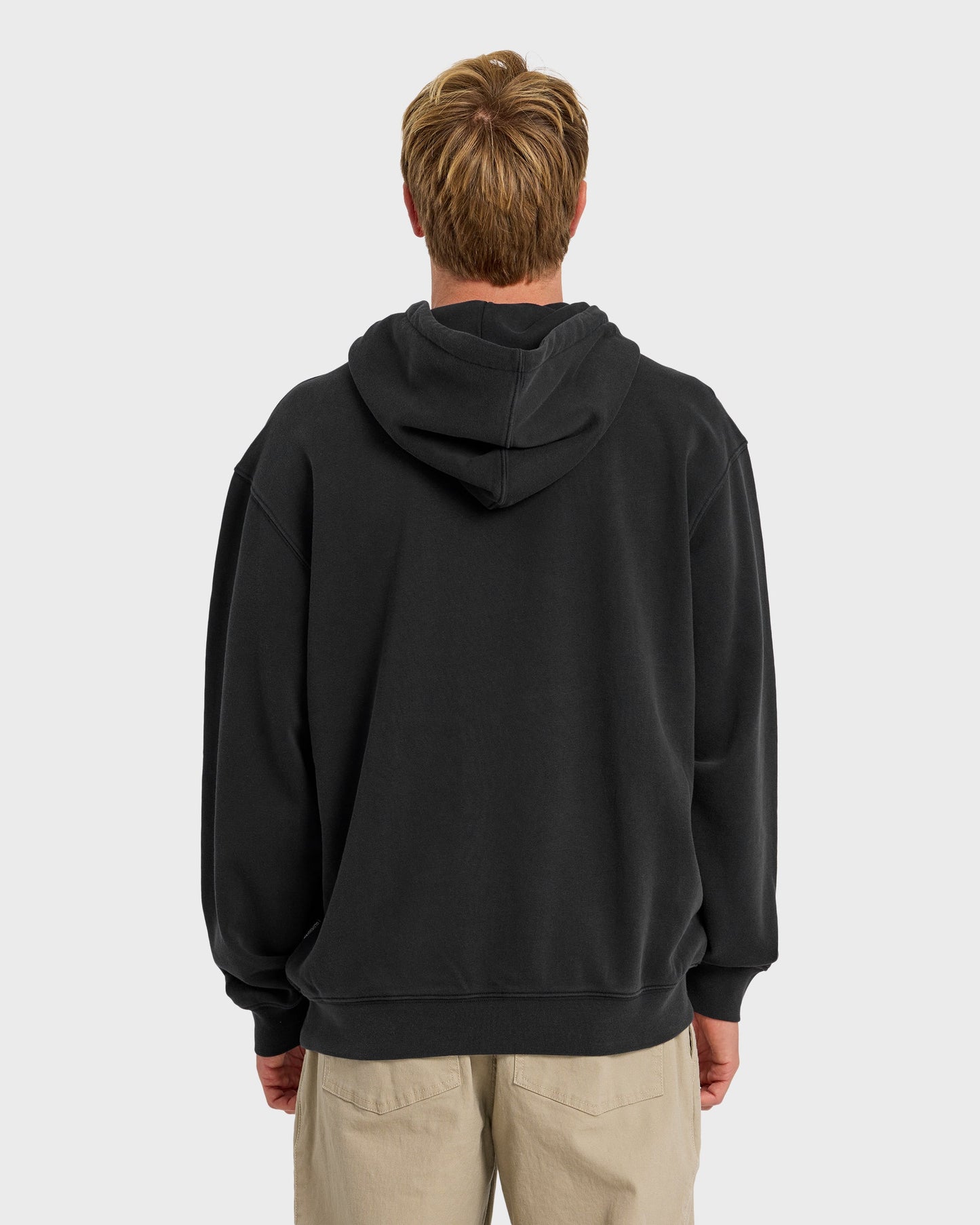 Saltwater Mineral Wash Pullover Hoodie - Anthracite