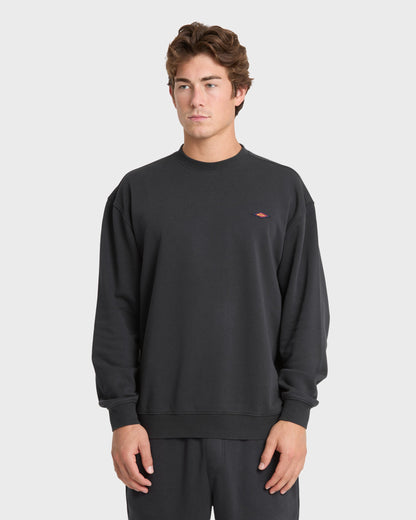 Saltwater Mineral Wash Crewneck Sweatshirt - Phantom