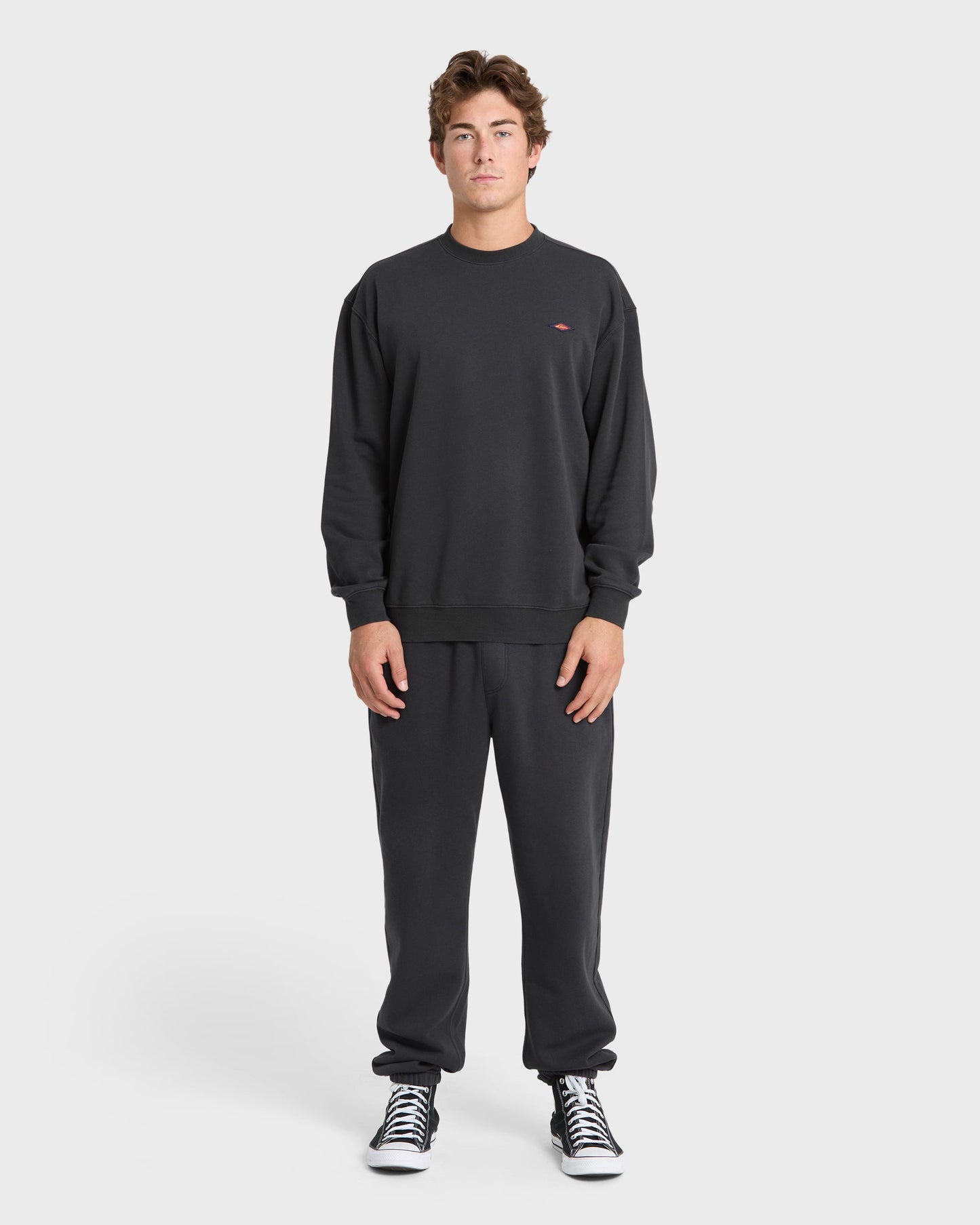 Saltwater Mineral Wash Crewneck Sweatshirt - Phantom