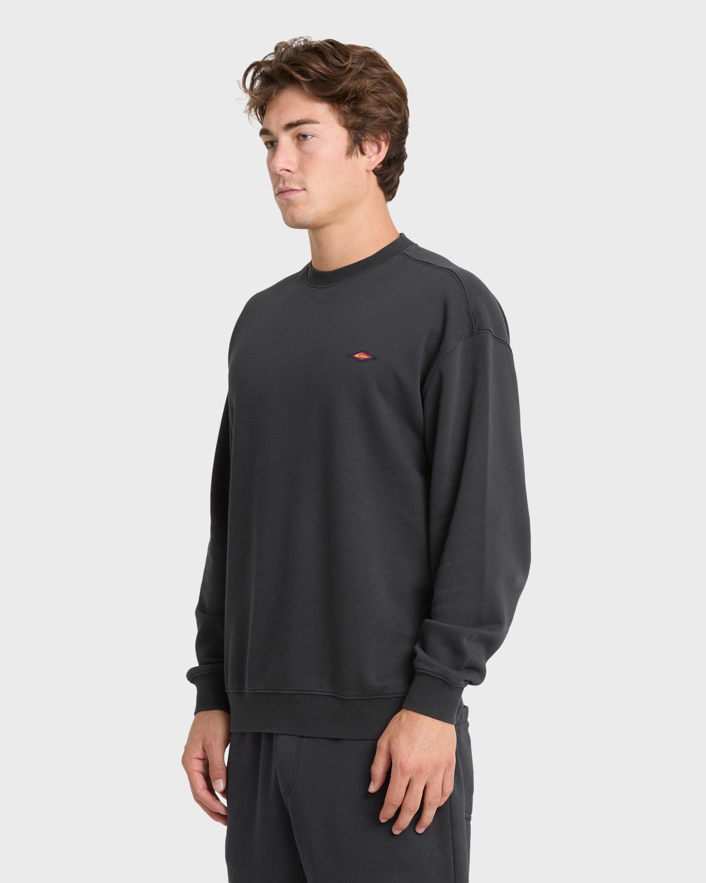 Saltwater Mineral Wash Crewneck Sweatshirt - Phantom