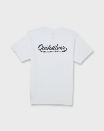 Thick To Thin Graphic Short Sleeve T-Shirt - White