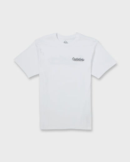 Thick To Thin Graphic Short Sleeve T-Shirt - White