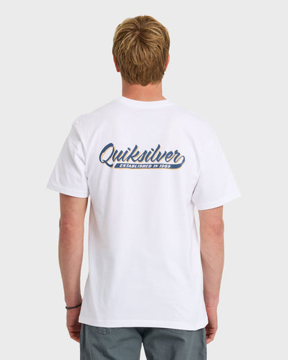 Thick To Thin Graphic Short Sleeve T-Shirt - White