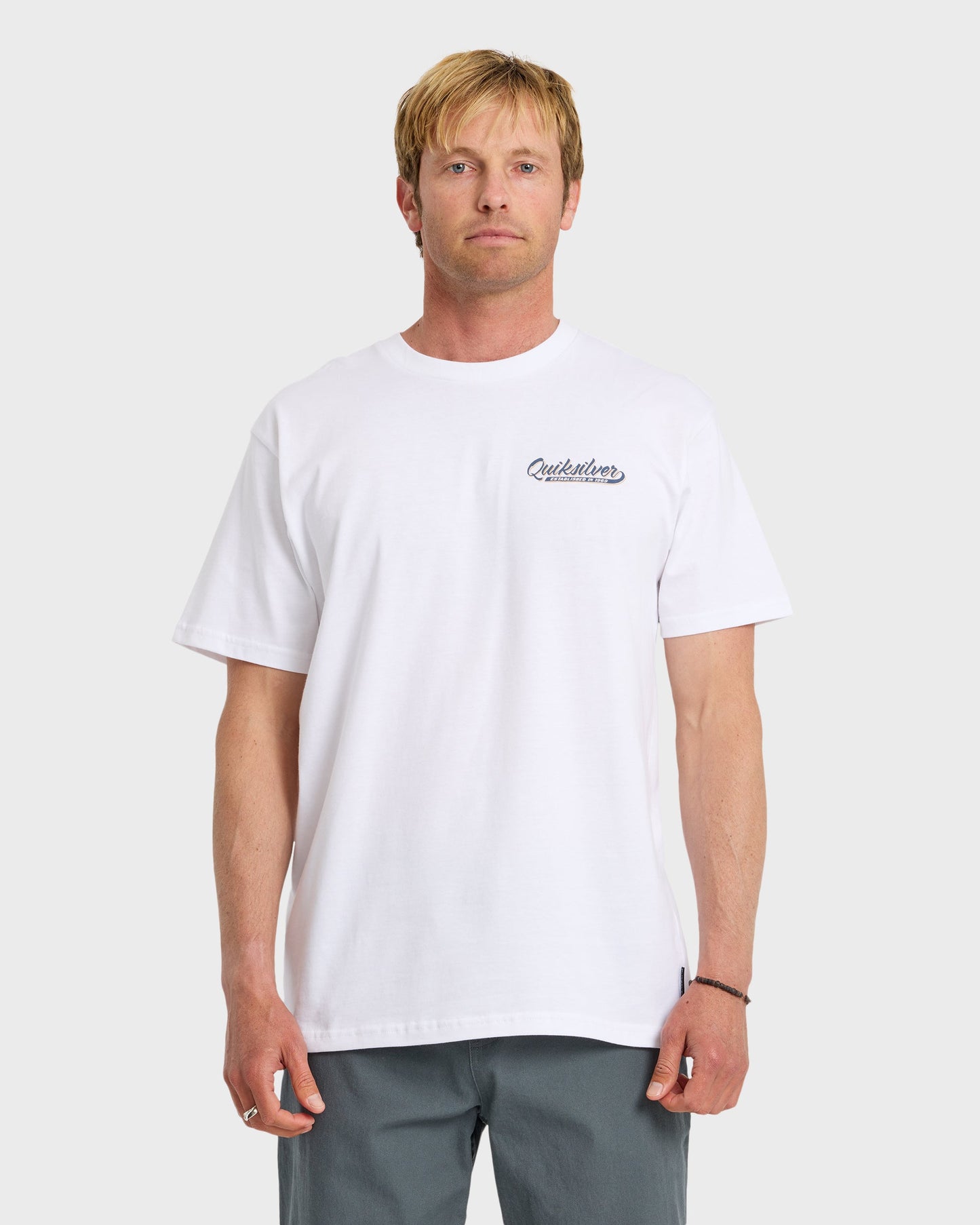 Thick To Thin Graphic Short Sleeve T-Shirt - White
