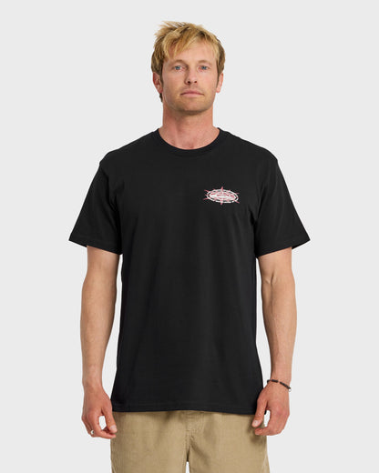 Solar Flares Short Sleeve T-Shirt - Black