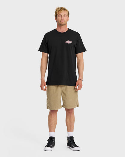Solar Flares Short Sleeve T-Shirt - Black
