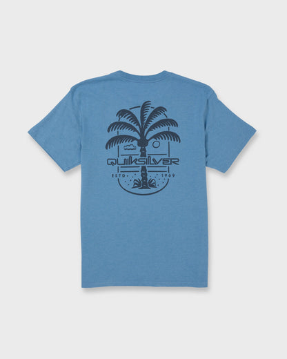 Uno Palm Short Sleeve T-Shirt - Riviera Heather