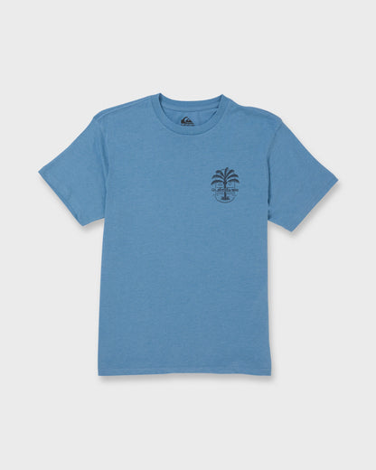 Uno Palm Short Sleeve T-Shirt - Riviera Heather