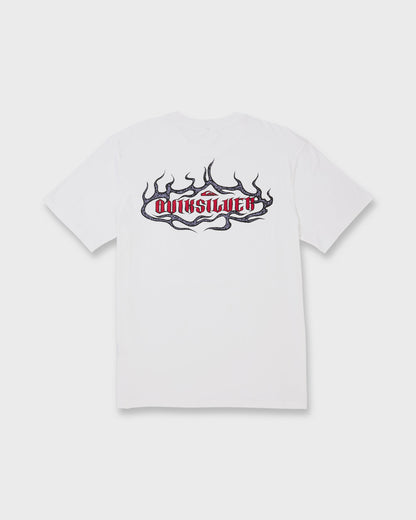 Dark Torch Pigment-Dyed Short Sleeve T-Shirt - White