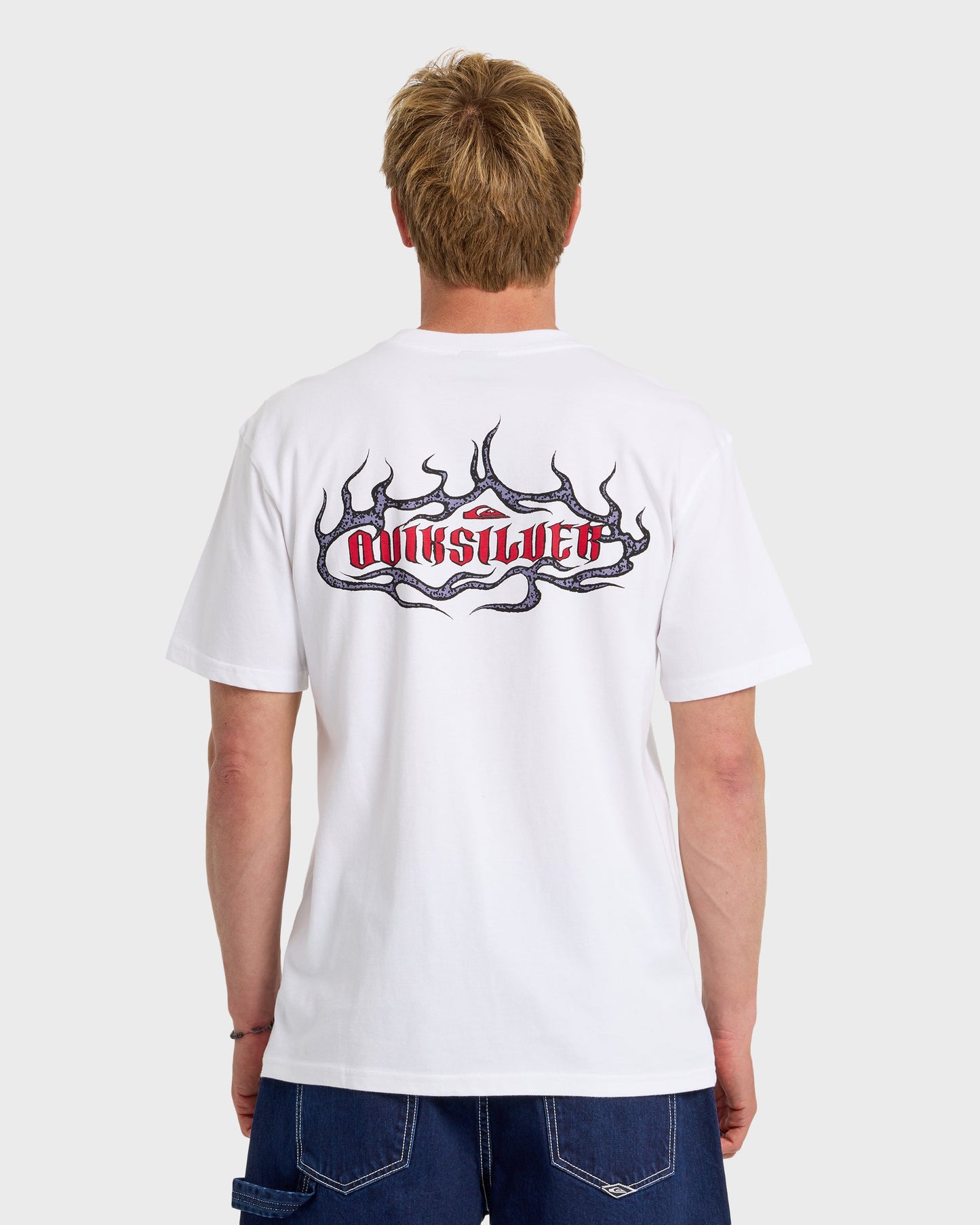 Dark Torch Pigment-Dyed Short Sleeve T-Shirt - White
