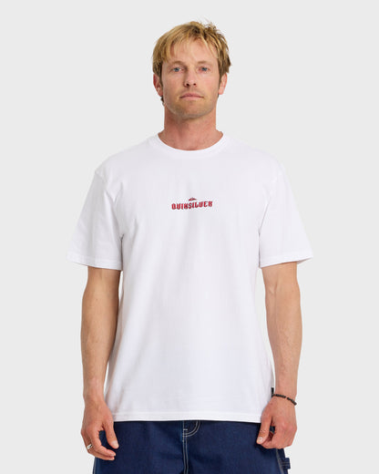 Dark Torch Pigment-Dyed Short Sleeve T-Shirt - White