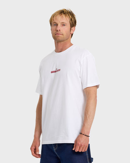 Dark Torch Pigment-Dyed Short Sleeve T-Shirt - White