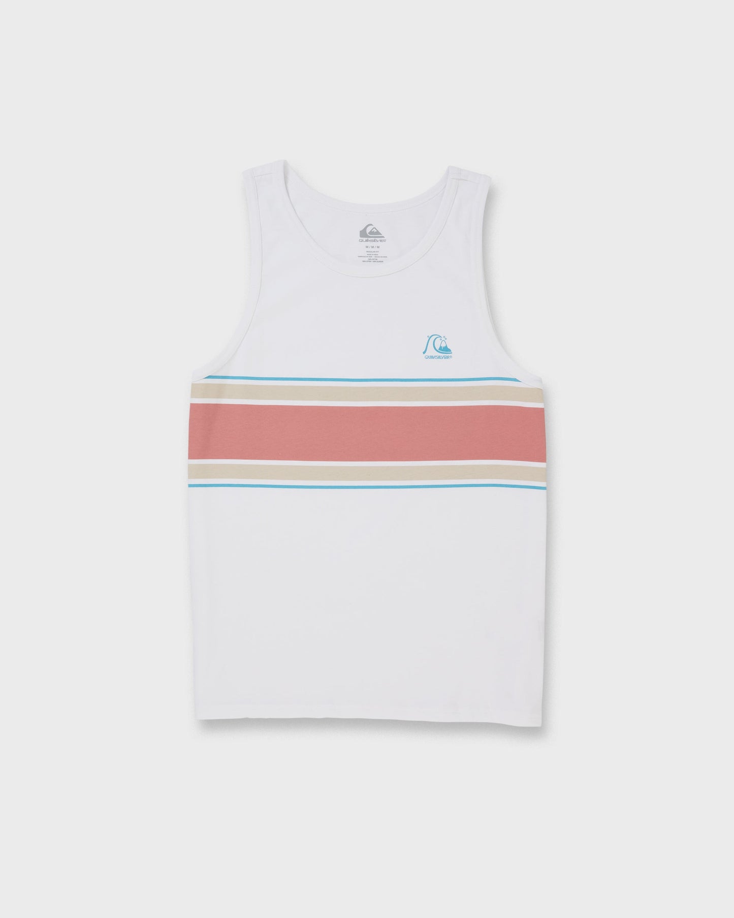 Floater Stripe Tank - White
