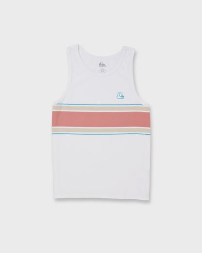 Floater Stripe Tank - White