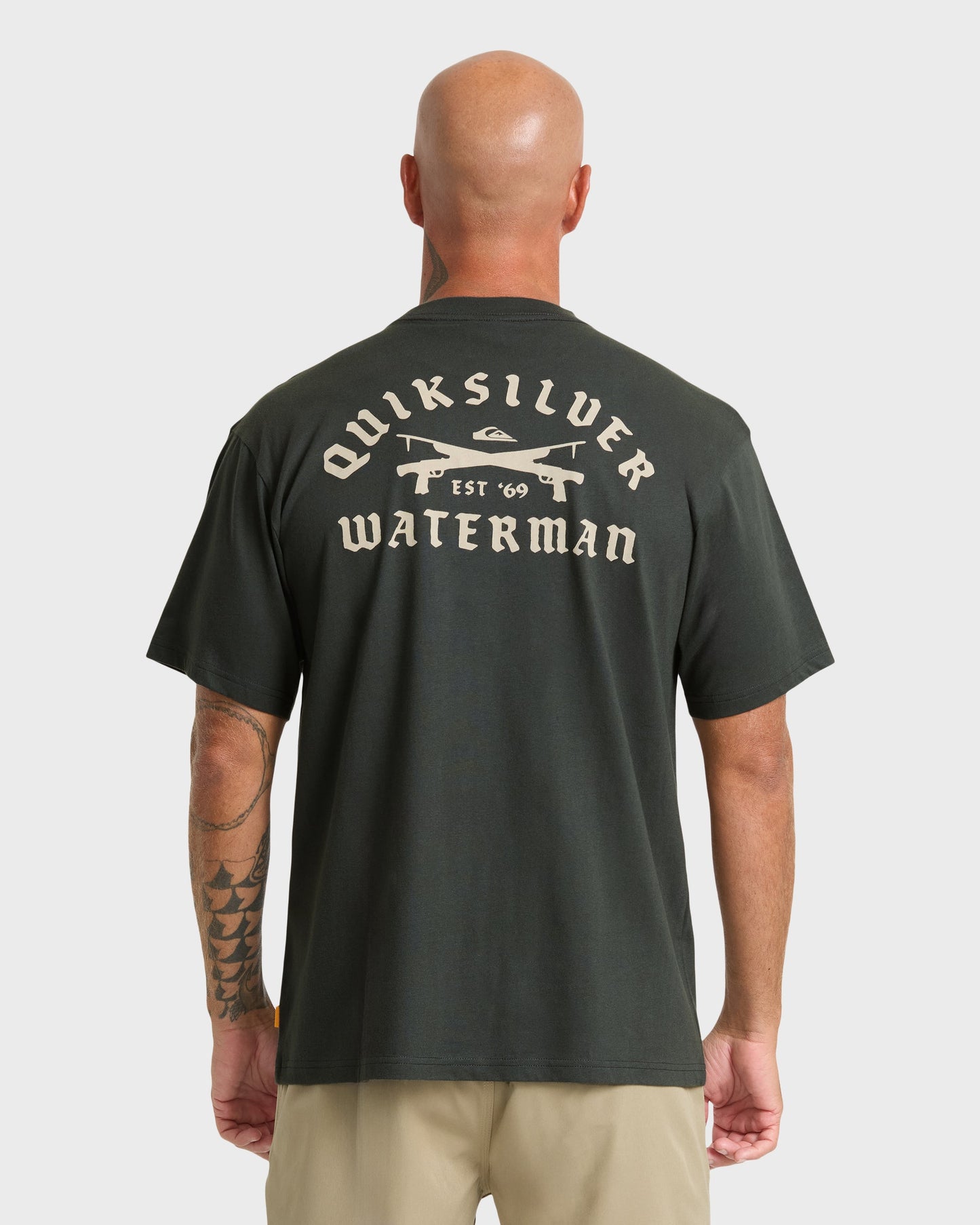 Waterman Speared Sueded Short Sleeve T-Shirt - Phantom