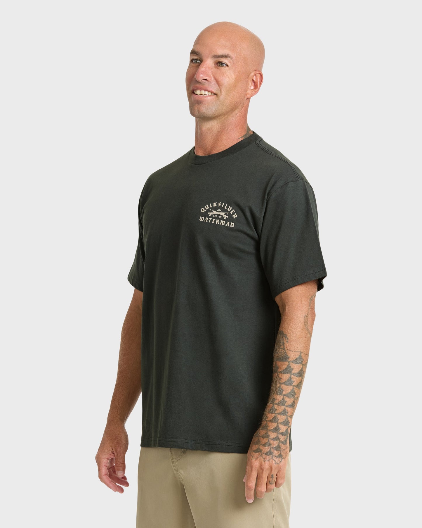 Waterman Speared Sueded Short Sleeve T-Shirt - Phantom