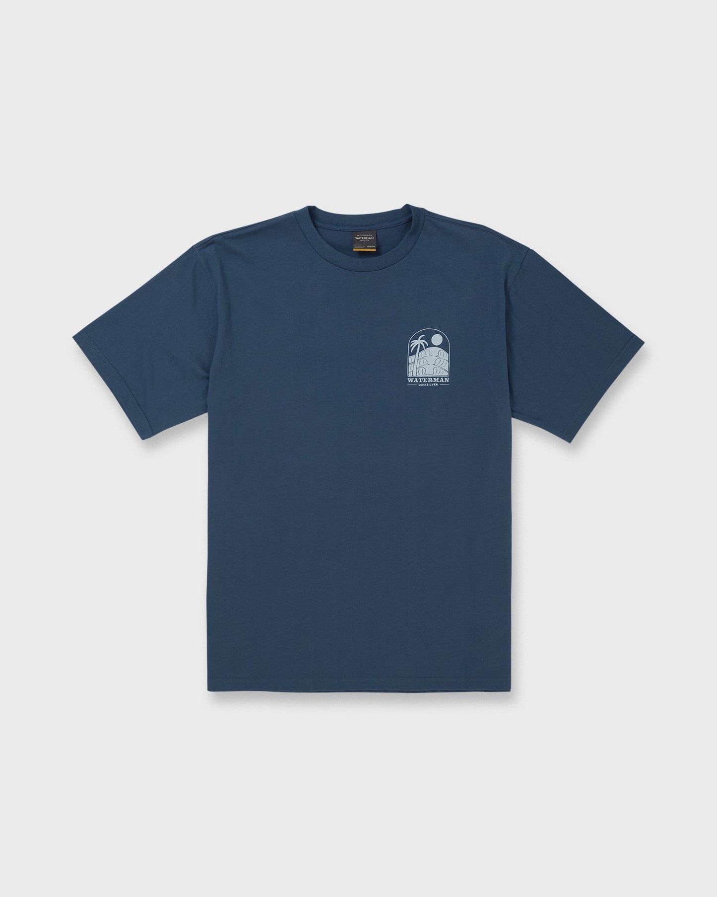 Waterman Out The Back Sueded T-Shirt - Dark Denim