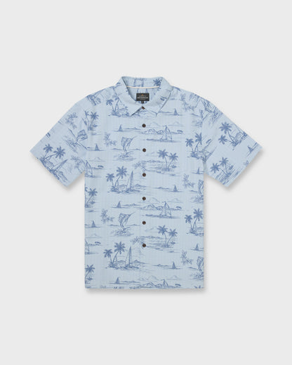 Waterman Sail Away Short Sleeve Shirt - Skyway