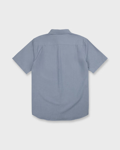 Shore Break Classic Short Sleeve Woven Button-Up Shirt - Infinity