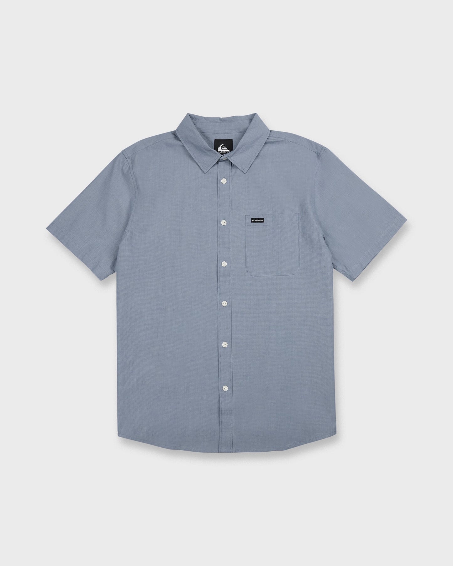 Shore Break Classic Short Sleeve Woven Button-Up Shirt - Infinity