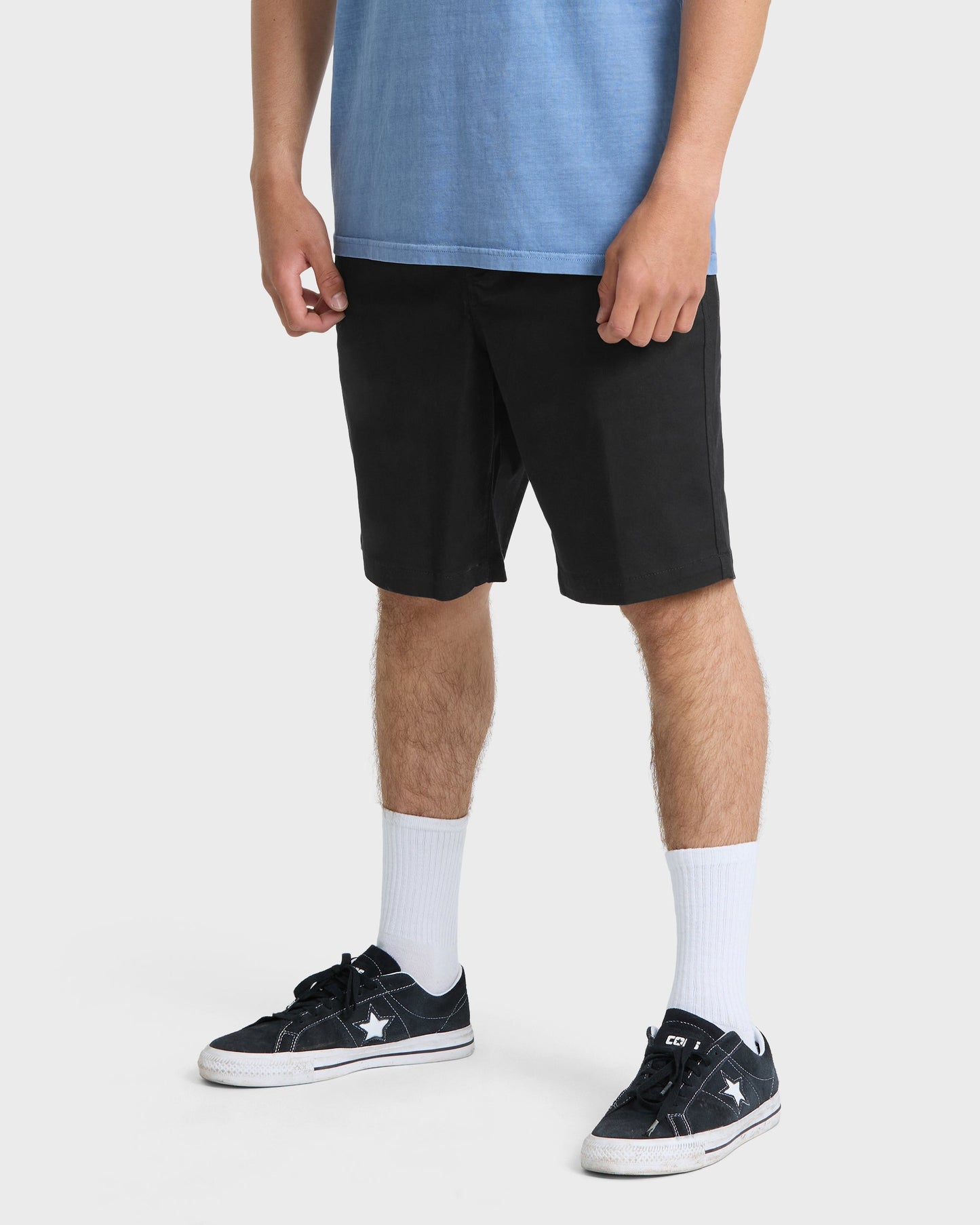Union Stretch Amphibian 20" Chino Hybrid Shorts - Black