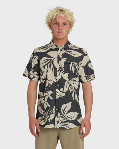 Kailua Classic Printed Short Sleeve Shirt - Iron Gate