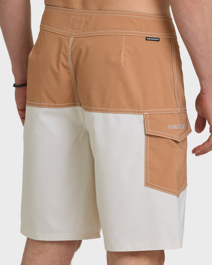 Original Blocked 19" Boardshorts - Bone White