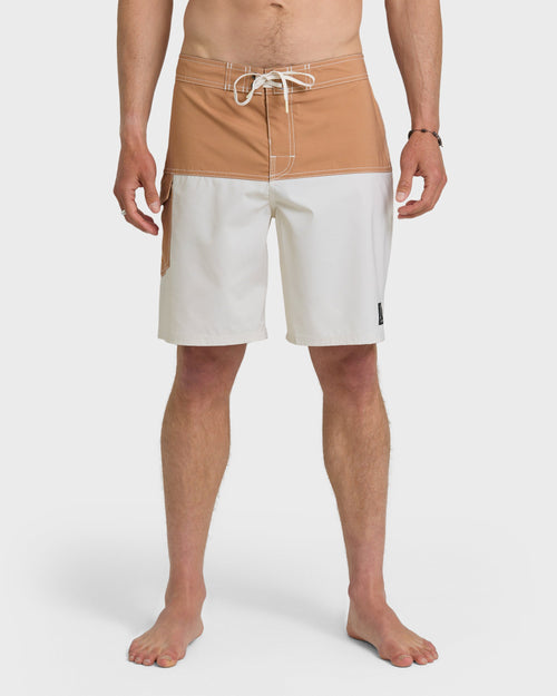 Original Blocked 19" Boardshorts - Bone White