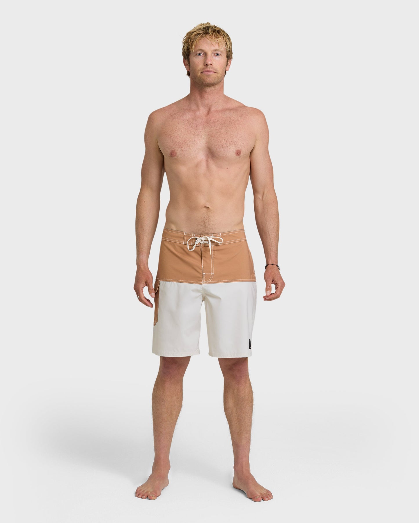 Original Blocked 19" Boardshorts - Bone White