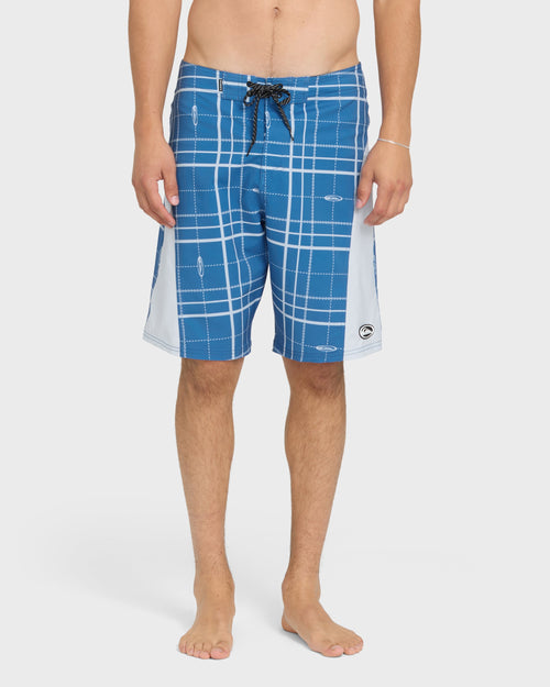 Young Guns Channel 21" Boardshorts - Nebulas Blue