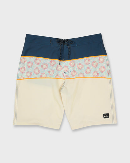 Surfsilk Panel 20" Boardshorts - Bone White