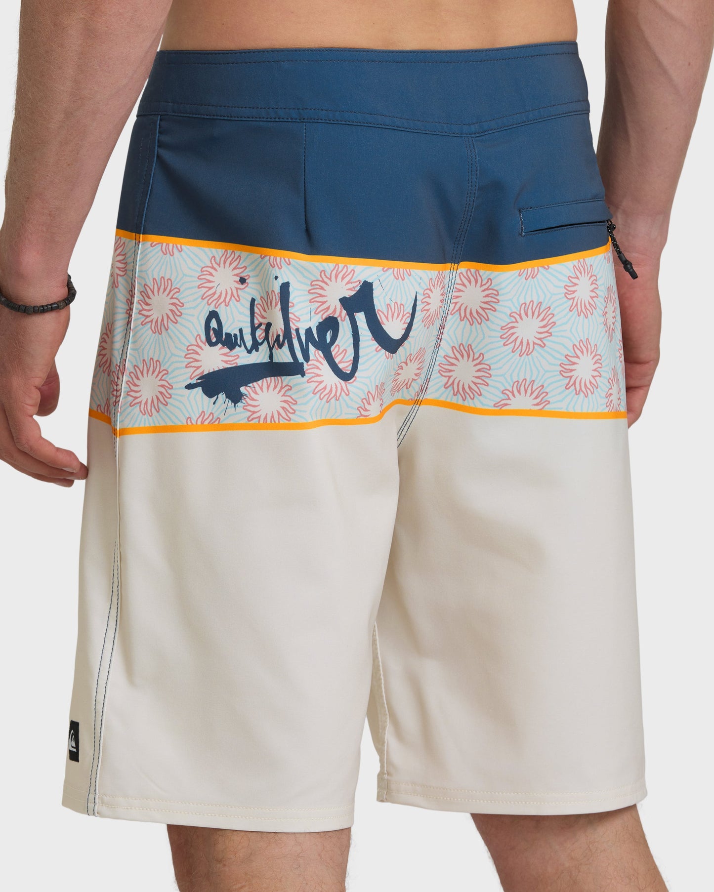 Surfsilk Panel 20" Boardshorts - Bone White