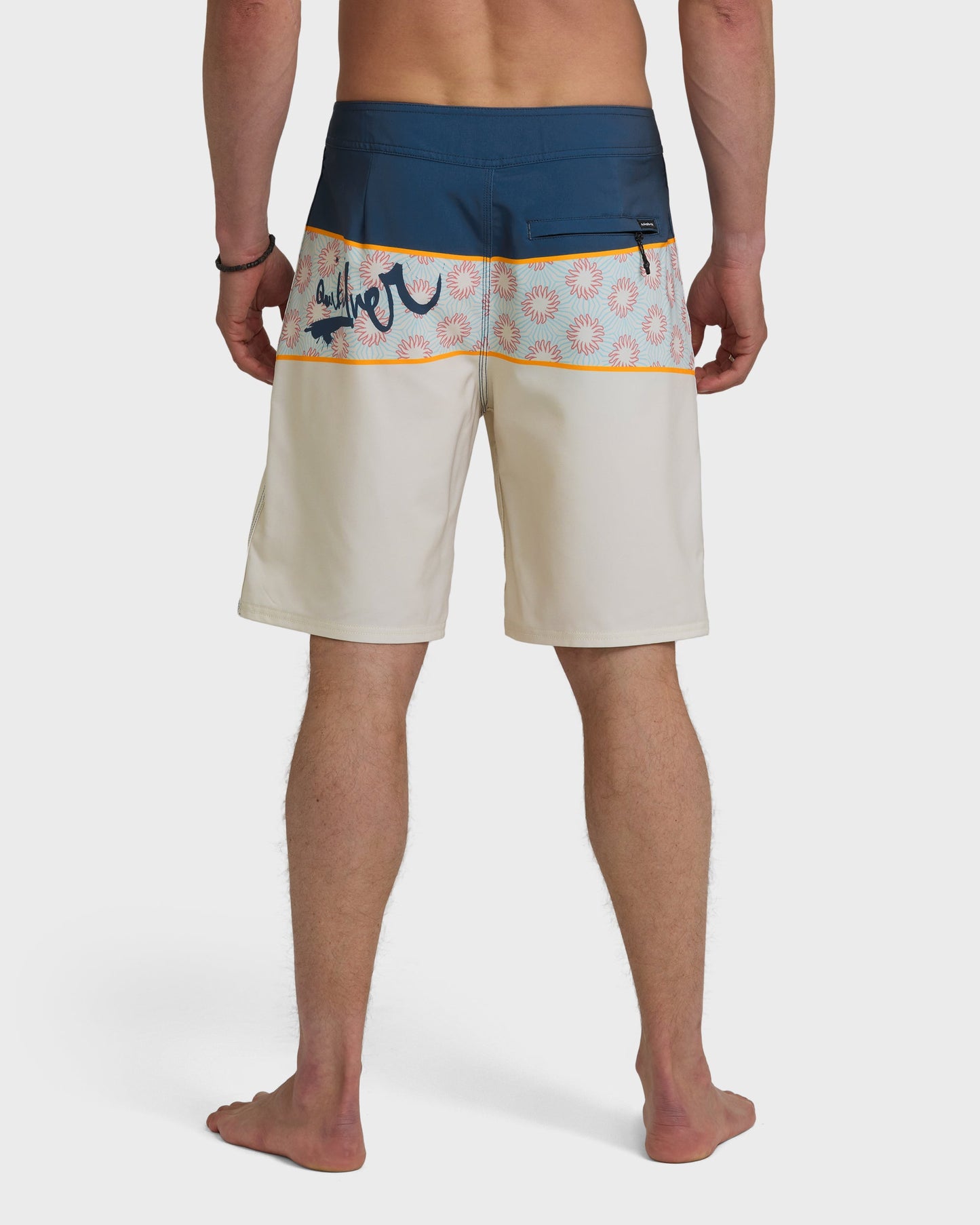 Surfsilk Panel 20" Boardshorts - Bone White