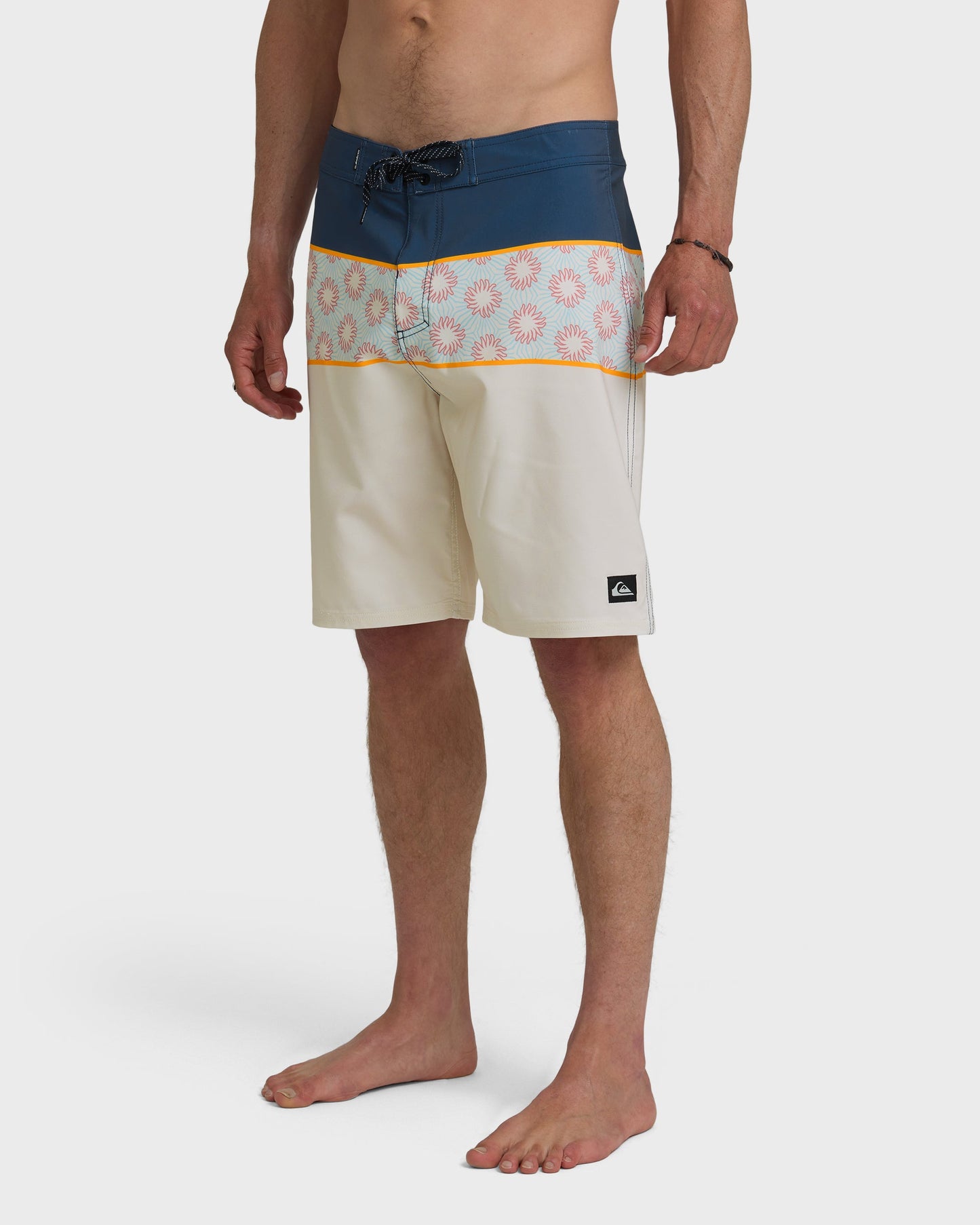 Surfsilk Panel 20" Boardshorts - Bone White