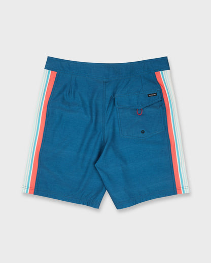 Fade Lines Panel 19" Boardshorts - Dark Denim