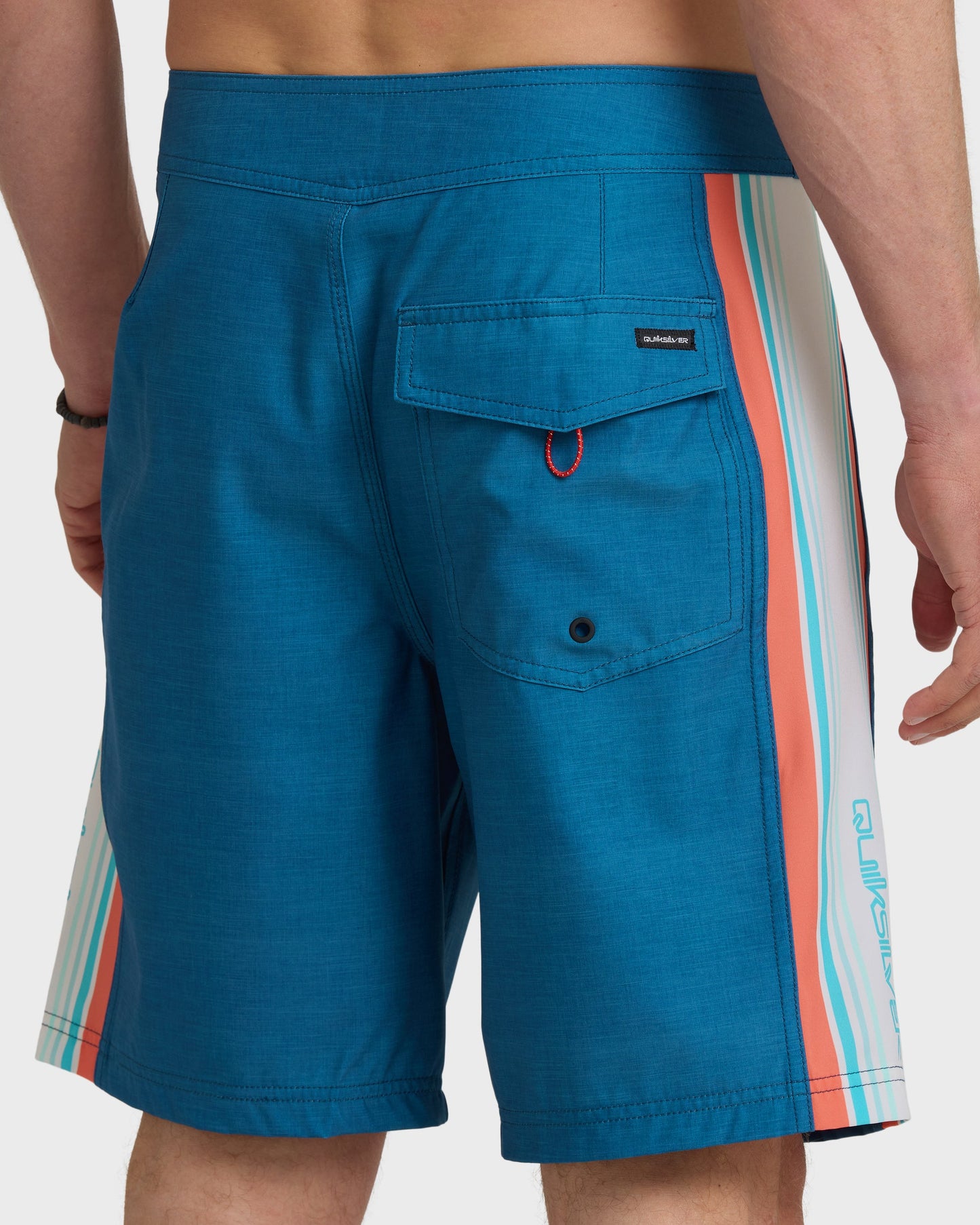 Fade Lines Panel 19" Boardshorts - Dark Denim